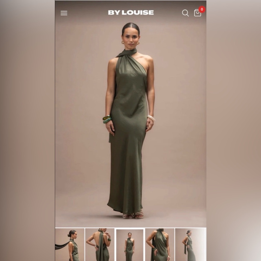 Authentic dress by Louise in kakhi